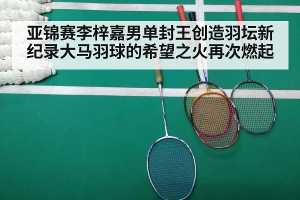 亚锦赛李梓嘉男单封王创造羽坛新纪录大马羽球的希望之火再次燃起